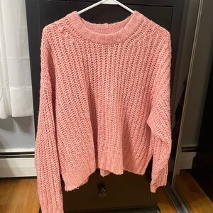 Baby Pink Knit Sweater